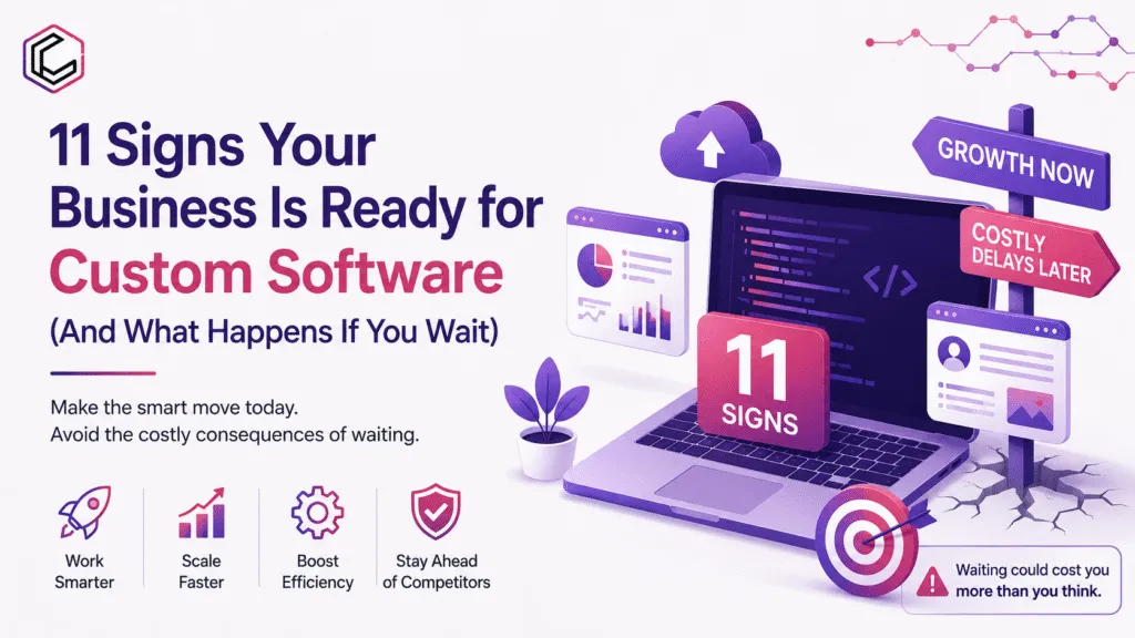 11 Signs Your Business Is Ready for Custom Software (And What Happens If You Wait)